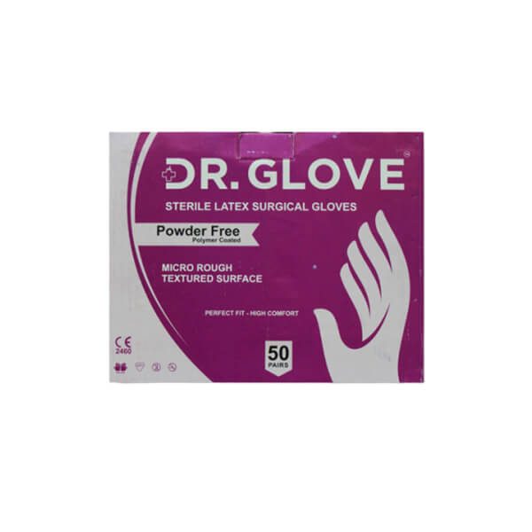 دستکش جراحی بدون پودر دکتر گلاو DR GLOVE